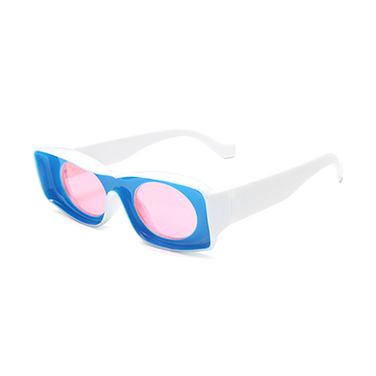 Isabella Sunglasses - Isabella 4 - Blue Frame - Pink Lenses