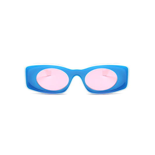 Isabella Sunglasses - Isabella 4 - Blue Frame - Pink Lenses