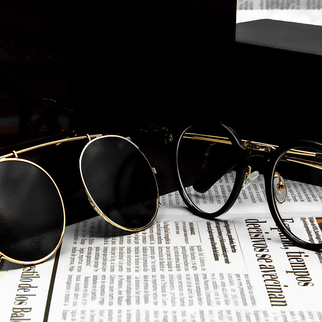 Kim Sunglasses - Kim 2 - Black Matte Frame - Demo Lenses & Black Clip