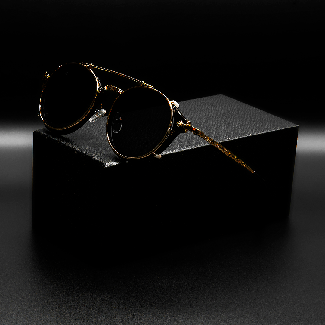 Kim Sunglasses - Kim 2 - Black Matte Frame - Demo Lenses & Black Clip