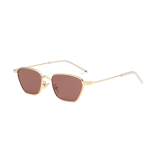 Dani Sunglasses - Dani2 - Gold Frame - Brown Lenses