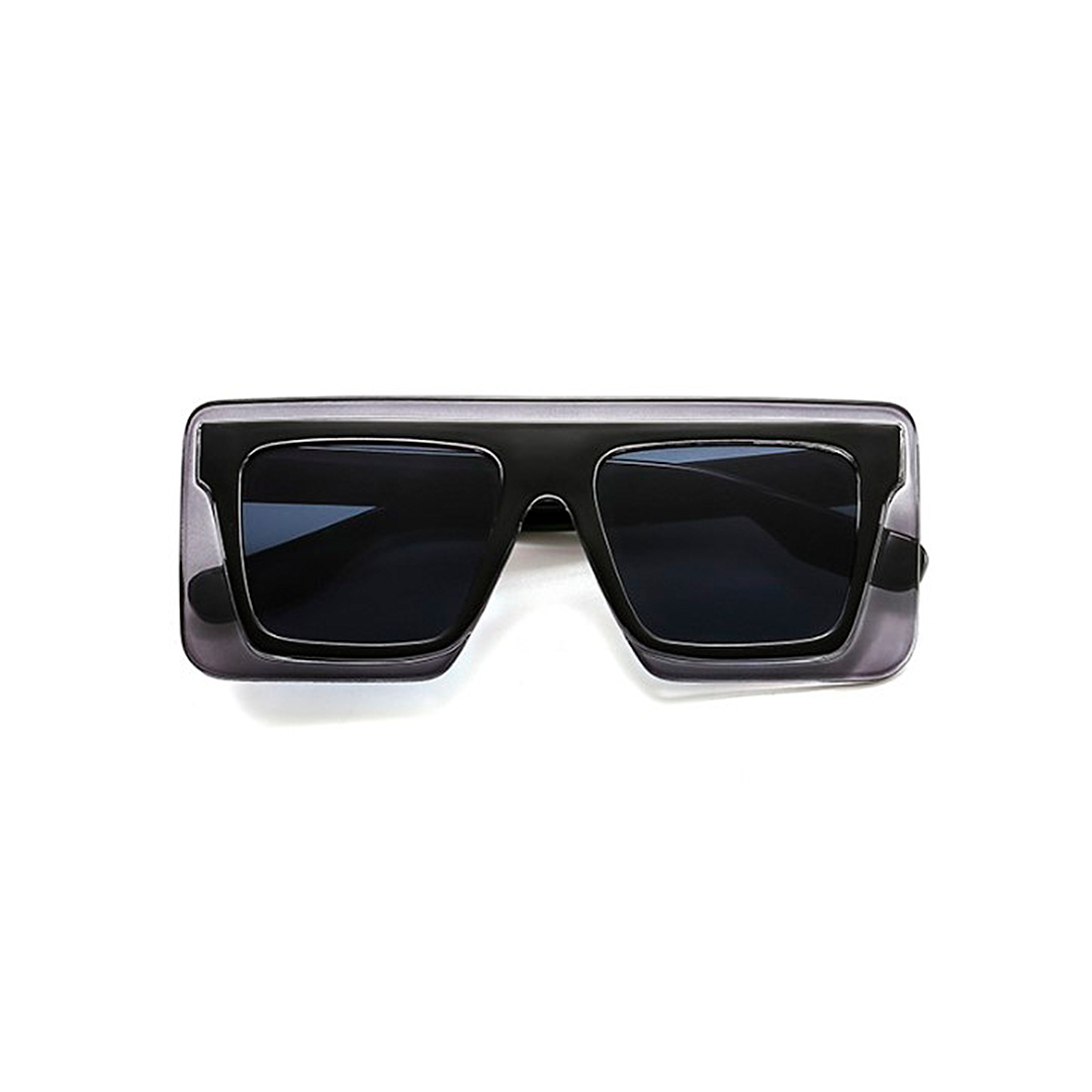 サングラス ^ONE BRILLIANT^ PaulaOB344Black Tint Paula-OB344-Black Tint Paula Sunglasses - Paula 4 - Clear Frame - Black Lenses