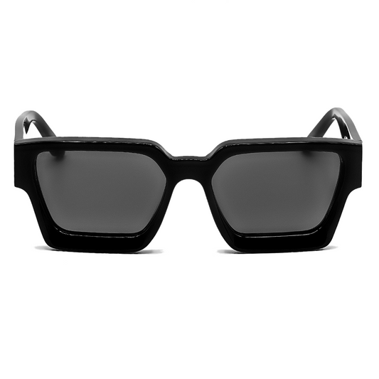 Ross Sunglasses - Ross 1 - Black Shinny Frame - Black Lenses