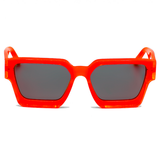 Ross Sunglasses - Ross 2 - Red Shinny Frame - Black Lenses