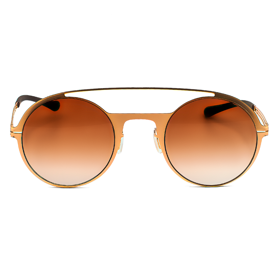 Ariel Sunglasses - Ariel 2 - Gold Matte Frame - Gold/Brown Lenses