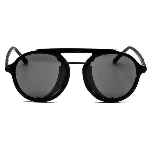 Angel Sunglasses - Angel 1 - Black Frame - Black Lenses - Black Lateral Solid Shields