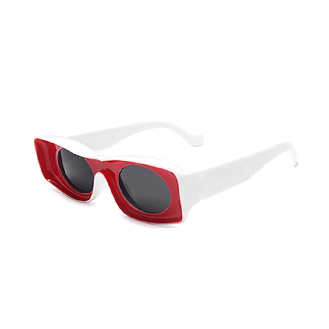 Isabella Sunglasses - Isabella 2 - Red Frame - Black Lenses