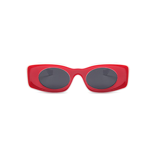 Isabella Sunglasses - Isabella 2 - Red Frame - Black Lenses