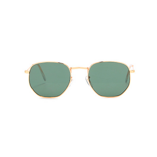 Cristalina 2.0 Sunglasses - Cristalina2.3 - Gold Frame - Green Lenses