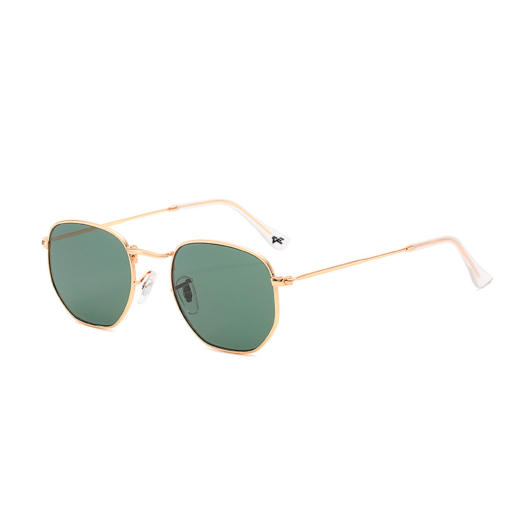 Cristalina 2.0 Sunglasses - Cristalina2.3 - Gold Frame - Green Lenses