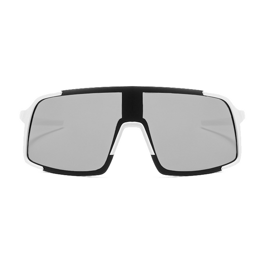 Fury Sunglasses - Fury4 - White Frame - Silver Lenses