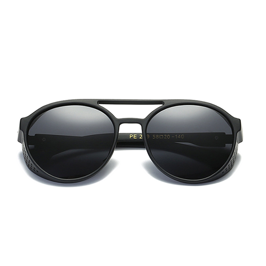 Lucca Sunglasses - Lucca1 - Black Frame - Black Lenses