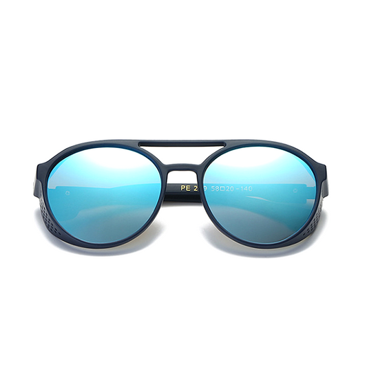 Lucca Sunglasses - Lucca2 - Blue Frame - Blue Lenses