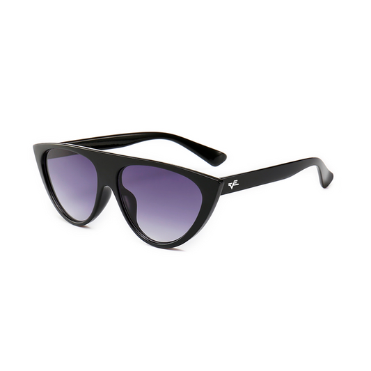 Maya Sunglasses - Maya2 - Black Frame - Purple Lenses