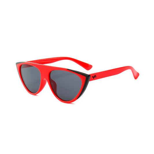 Maya Sunglasses - Maya5 - Red Frame - Black Lenses