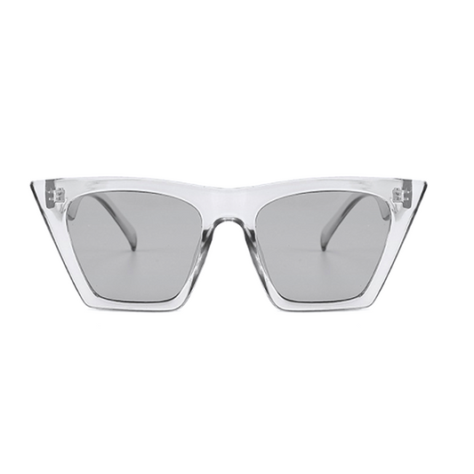 Nicks Sunglasses - Nicks2 - Clear Frame - Black Lenses