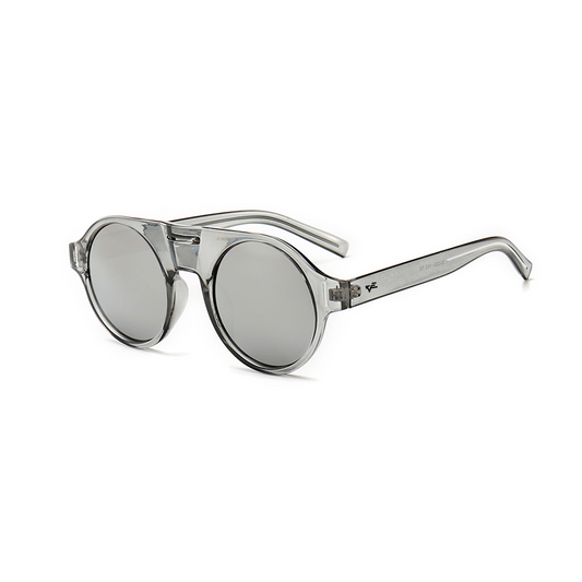 Rafa Sunglasses - Rafa2 - Clear Frame - Silver Lenses