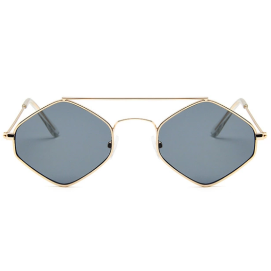 Cristalina Sunglasses - Cristalina 1 - Gold Frame - Black Lenses